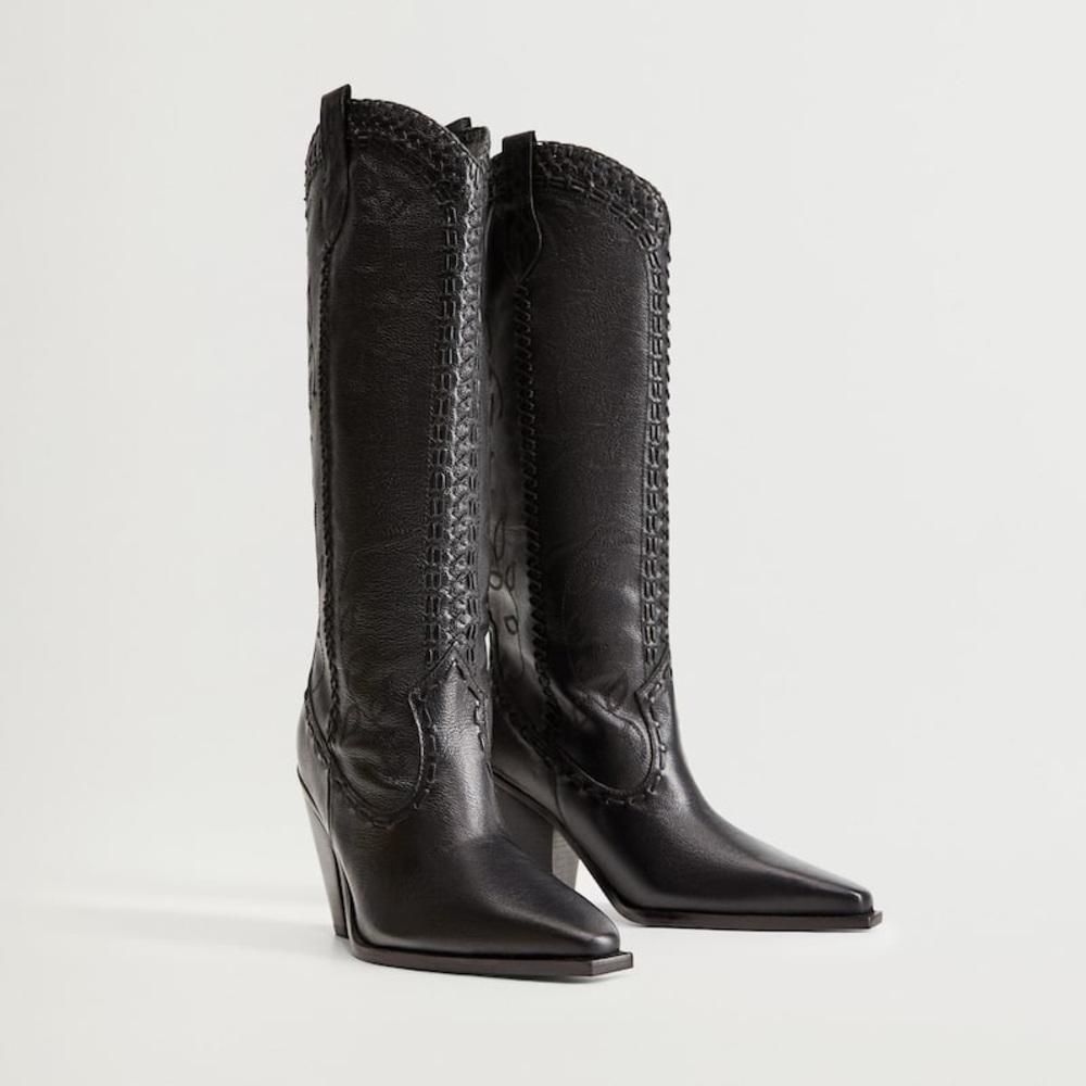 Mango Cowboy Boots